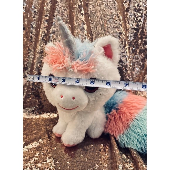 Ploosh WowWee Plush Unicorn With Shimmer Eyes Stuffed Animal 11" P11 - Picture 4 of 5
